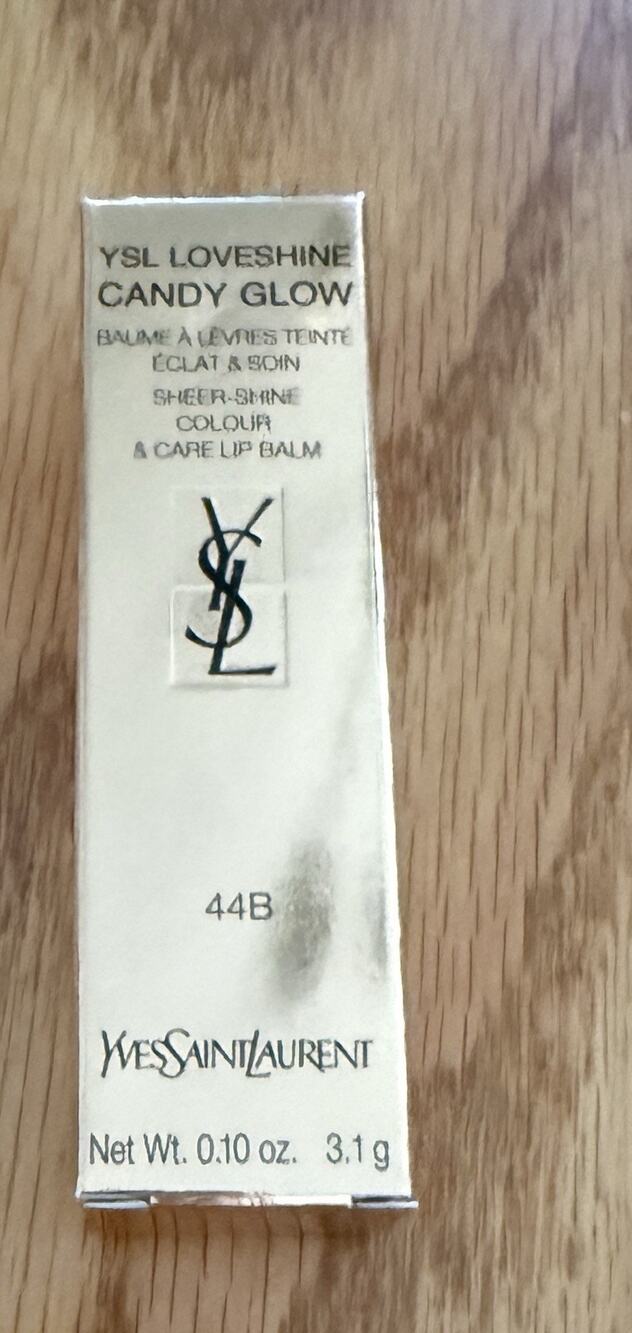YSL Loveshine Candy Glow Lip Balm 44B Nude Lavallière 3.1g New